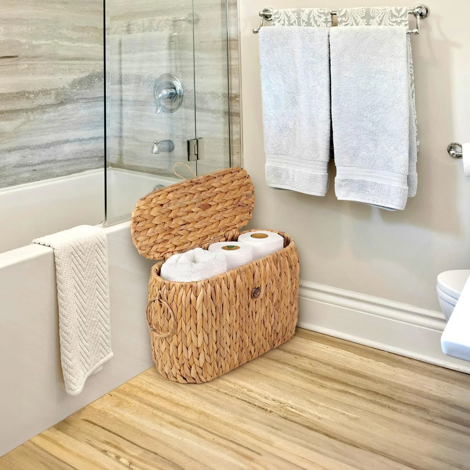 Panier en osier exposé à un environnement humide