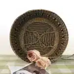 Panier en osier Osellia à poignées – Style macramé – Déco et rangement – Image 20