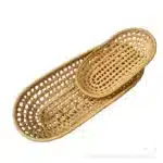 Panier osier de rangement tressé décoratif – Marron – Cuisine & maison – Image 9