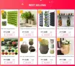 Panier en osier Osellia à poignées – Style macramé – Déco et rangement – Image 12