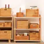 Panier de rangement rectangulaire Osellia – Osier tressé – Maison