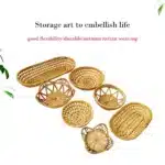 Panier osier de rangement tressé décoratif – Marron – Cuisine & maison – Image 14