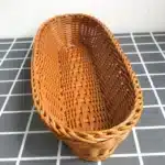 Corbeille ovale en osier – Panier de rangement et de présentation – Image 9