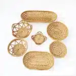 Panier osier de rangement tressé décoratif – Marron – Cuisine & maison – Image 24