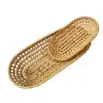 Panier osier de rangement tressé décoratif – Marron – Cuisine & maison – Image 19