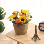 Panier jardinière en osier Osellia Mini à Large – Osier – Cache-pot décoratif – Image 14