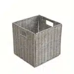 Panier à linge Osellia 25cm pliable – Osier synthétique – Rangement vêtements – Image 9