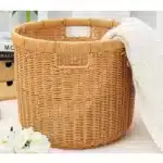 Panier à linge osier Osellia 38 cm – Osier recomposé – Rangement linge – Image 7