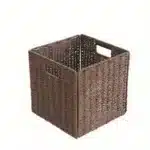 Panier à linge Osellia 25cm pliable – Osier synthétique – Rangement vêtements – Image 8