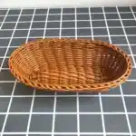 Corbeille ovale en osier – Panier de rangement et de présentation – Image 6