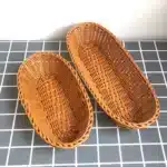 Corbeille ovale en osier – Panier de rangement et de présentation – Image 4