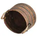 Panier osier de rangement tissé avec anses – Panier décoratif maison et linge – Image 10