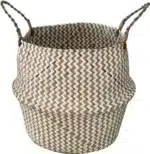 Panier en osier Osellia à poignées – Style macramé – Déco et rangement – Image 9