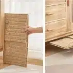 Panier à linge Osellia 25cm pliable – Osier synthétique – Rangement vêtements – Image 11