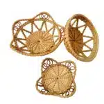 Panier osier de rangement tressé décoratif – Marron – Cuisine & maison – Image 22